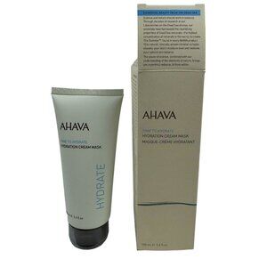 AHAVA Time To Hydrate Hydration Cream Mask 3.4 fl oz Dead Sea Minerals Sealed